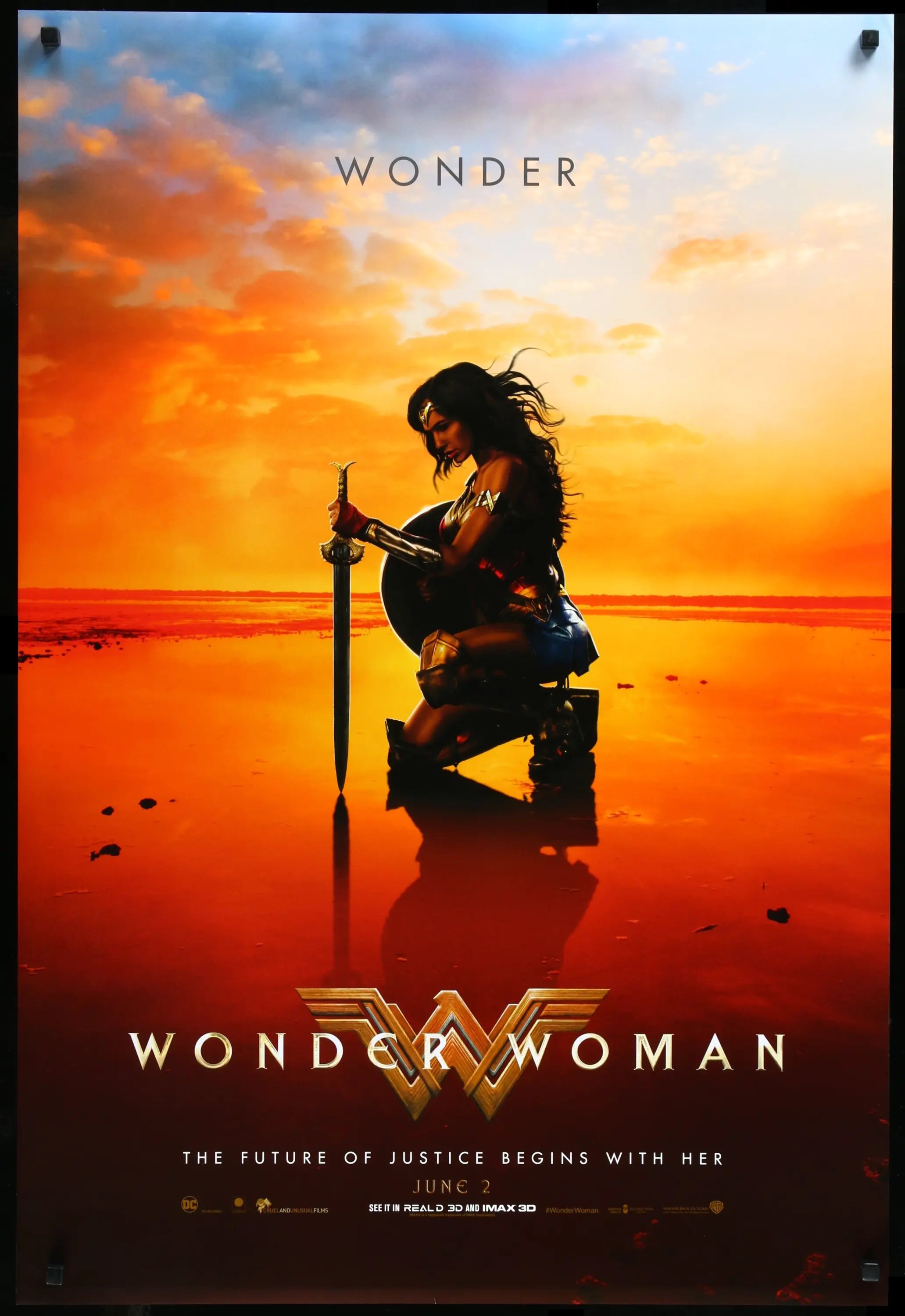Wonder Woman (2017) original movie poster for sale at Originalfilmart