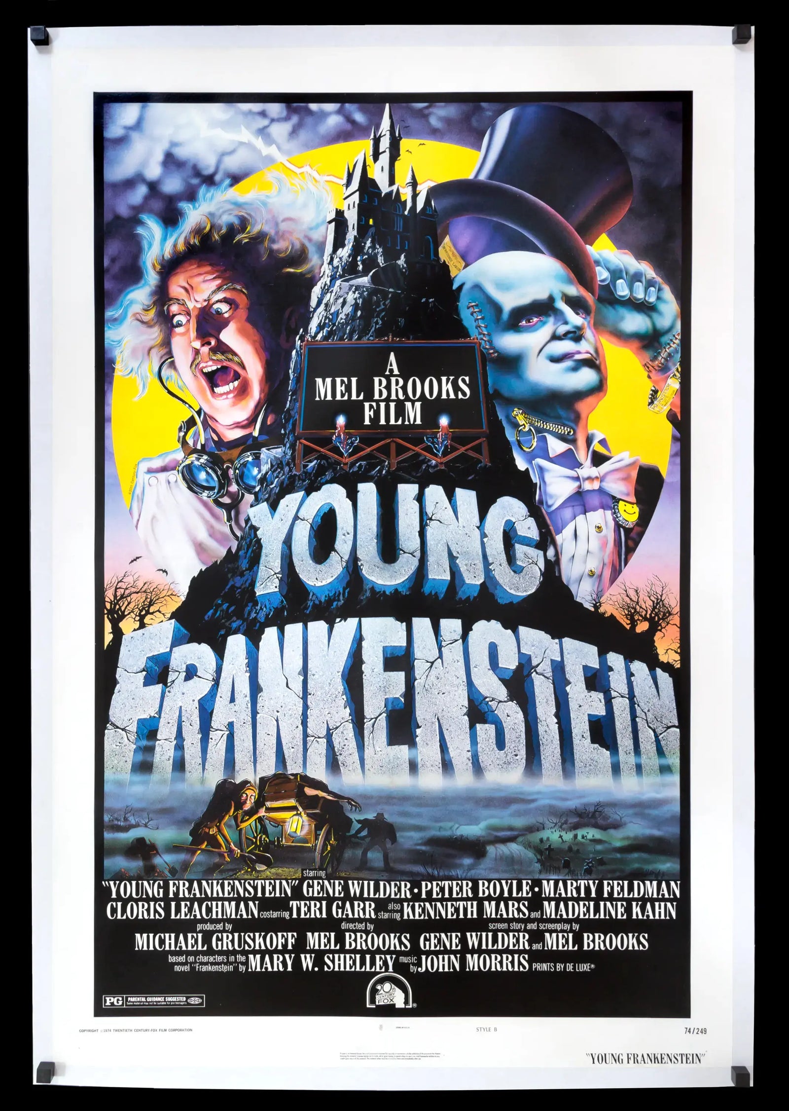 Young Frankenstein (1974) original movie poster for sale at Originalfilmart