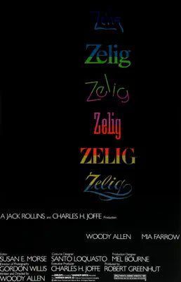 Zelig (1983) original movie poster for sale at Originalfilmart