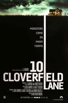 10 Cloverfield Lane (2016) original movie poster for sale at Originalfilmart