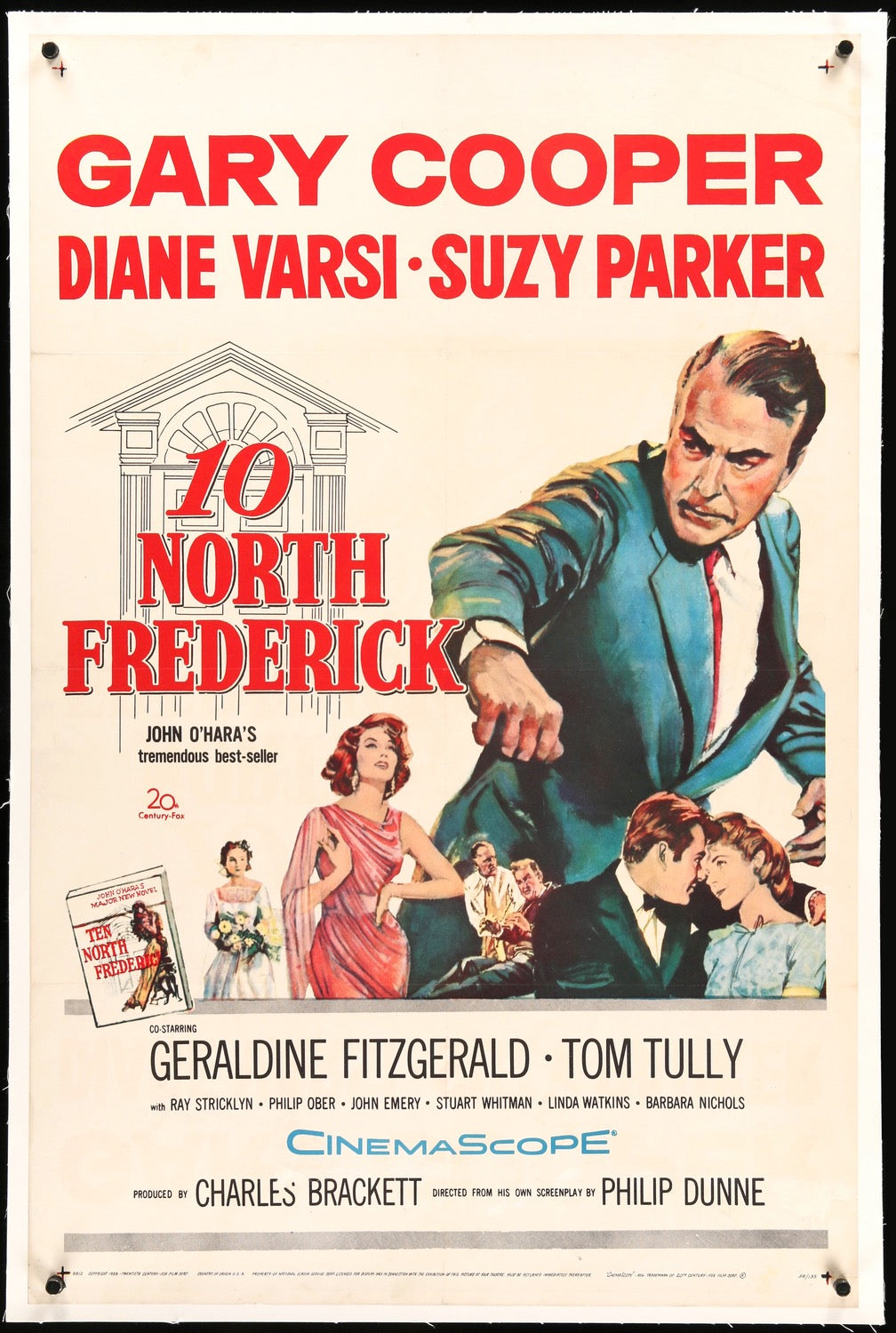 Ten North Frederick (1958) original movie poster for sale at Originalfilmart