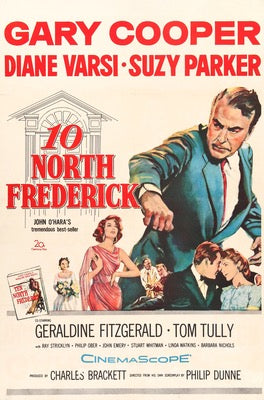 Ten North Frederick (1958) original movie poster for sale at Originalfilmart
