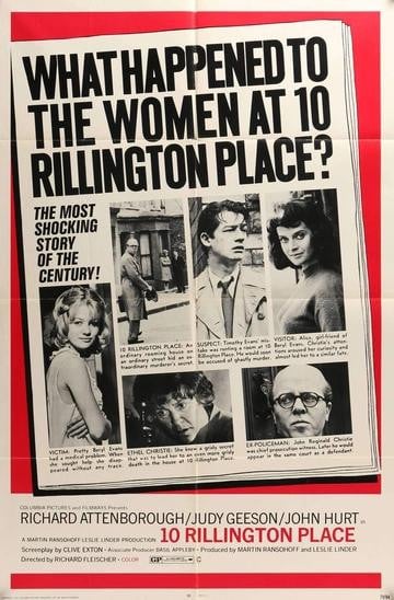 10 Rillington Place (1971) original movie poster for sale at Originalfilmart