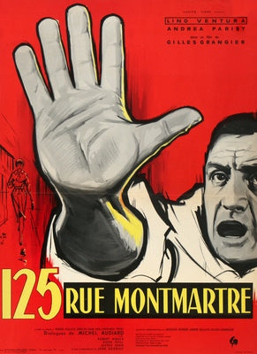 125 Rue Montmartre (1959) original movie poster for sale at Originalfilmart