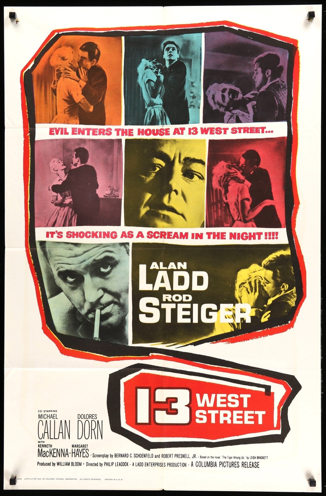 13 West Street (1962) original movie poster for sale at Originalfilmart