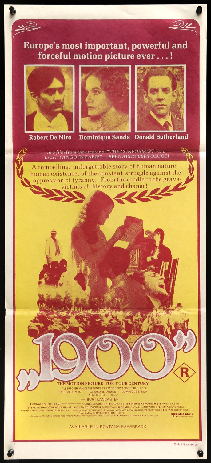 1900 (1976) original movie poster for sale at Originalfilmart