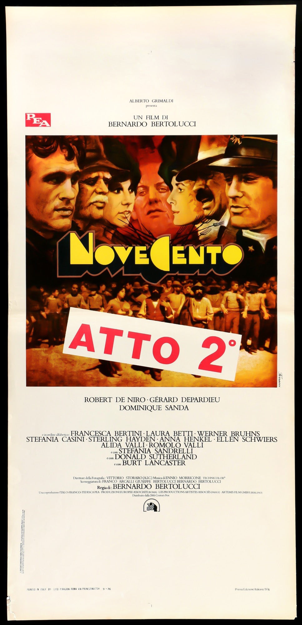 1900 (1976) original movie poster for sale at Originalfilmart