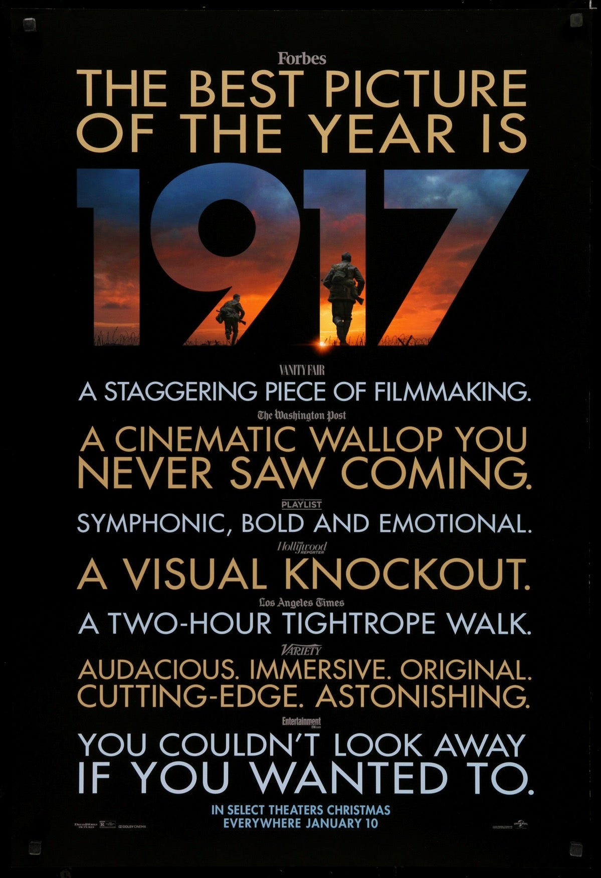 1917 (2019) original movie poster for sale at Originalfilmart
