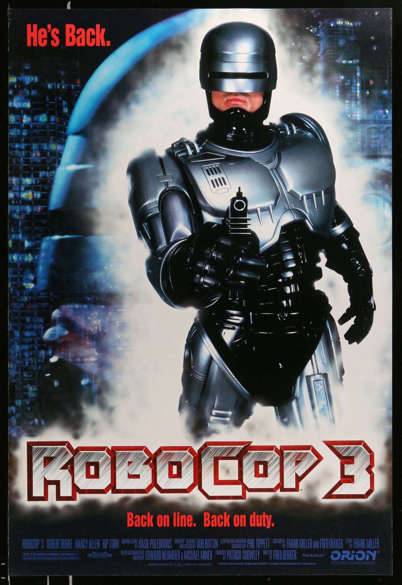 Robocop 3 (1993) original movie poster for sale at Originalfilmart