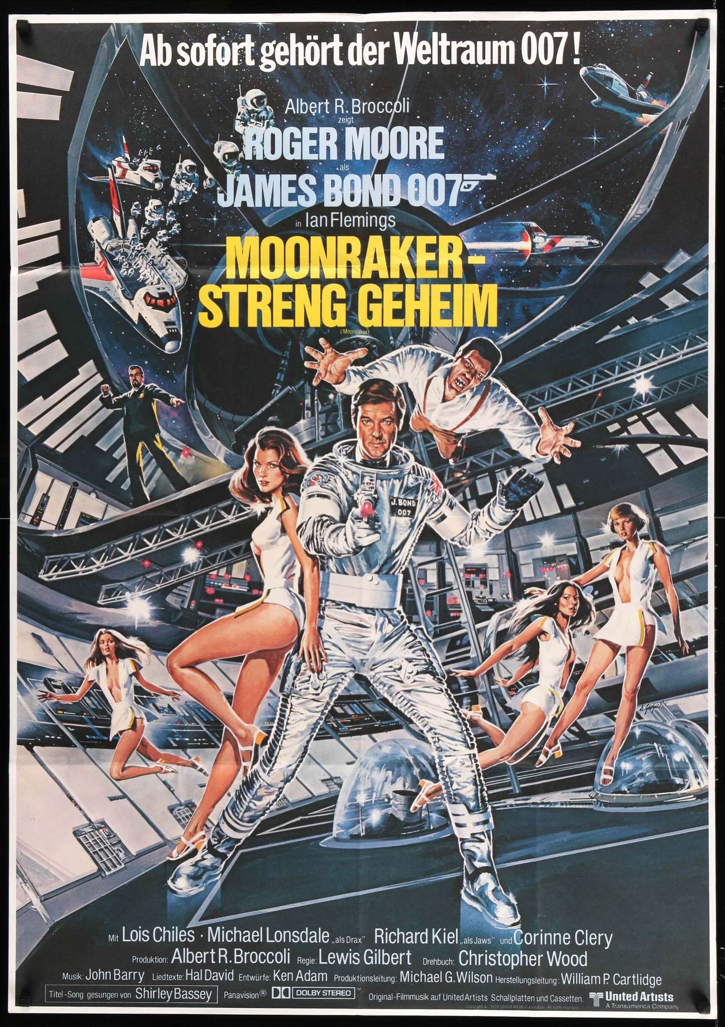 Moonraker (1979) original movie poster for sale at Originalfilmart