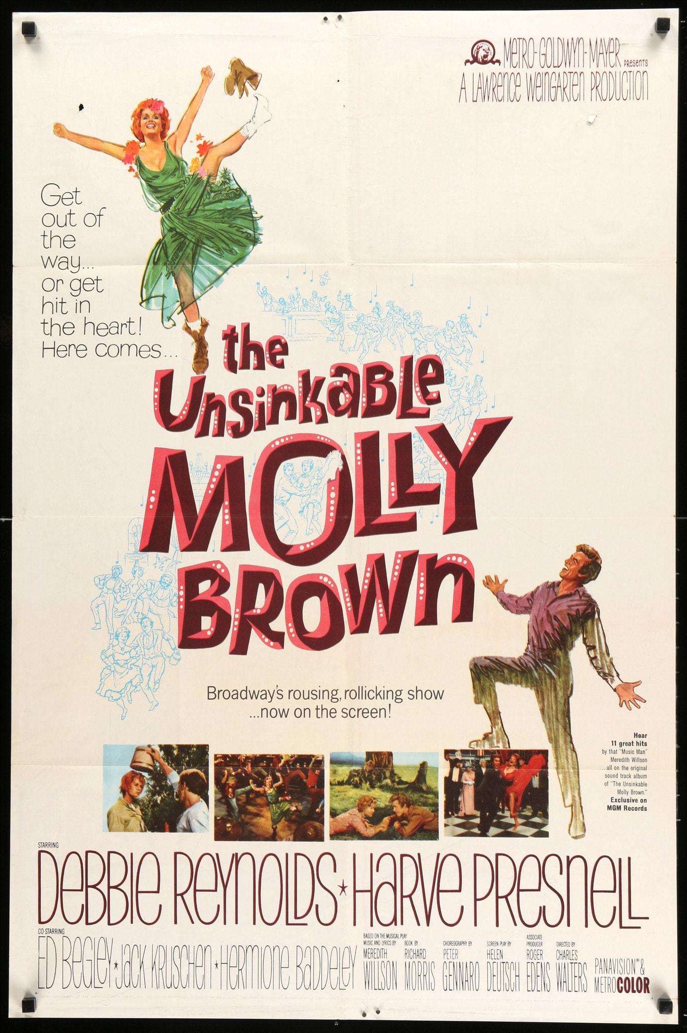 Unsinkable Molly Brown (1964) original movie poster for sale at Originalfilmart