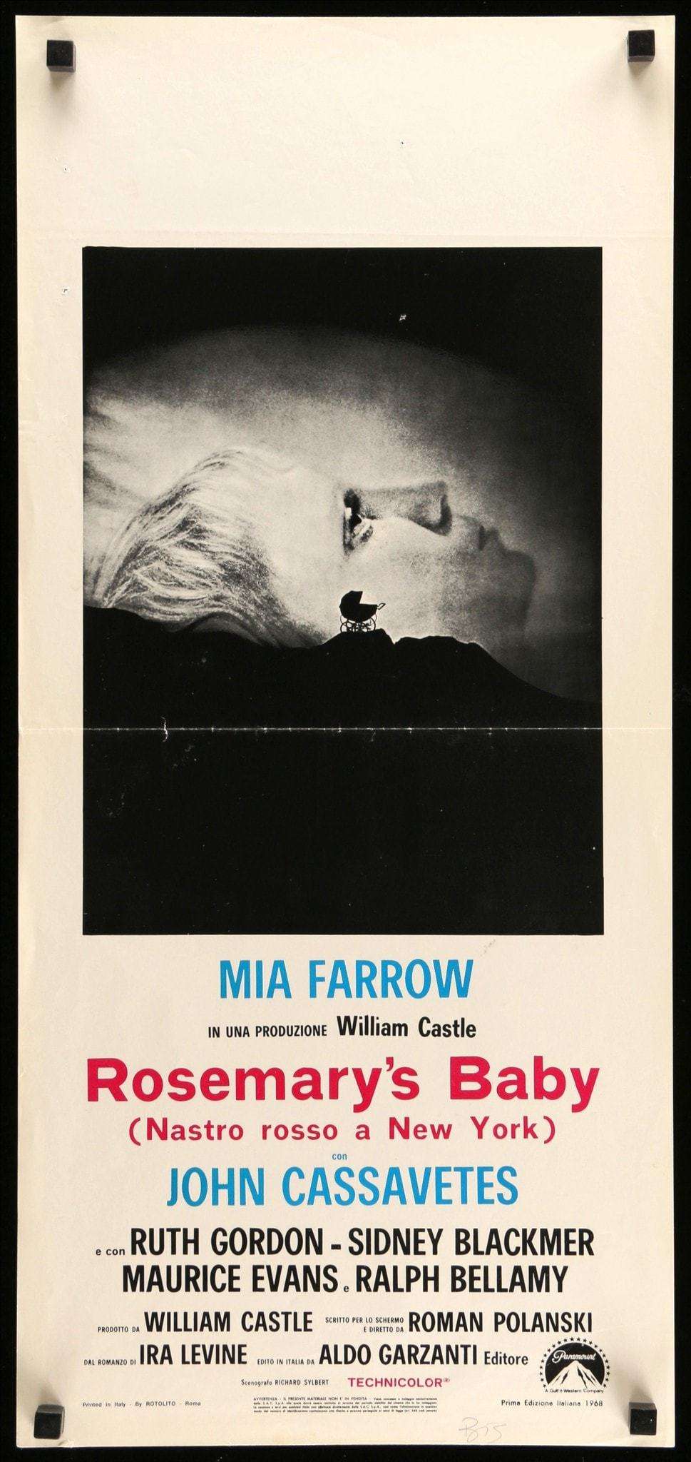 Rosemary's Baby (1968) original movie poster for sale at Originalfilmart