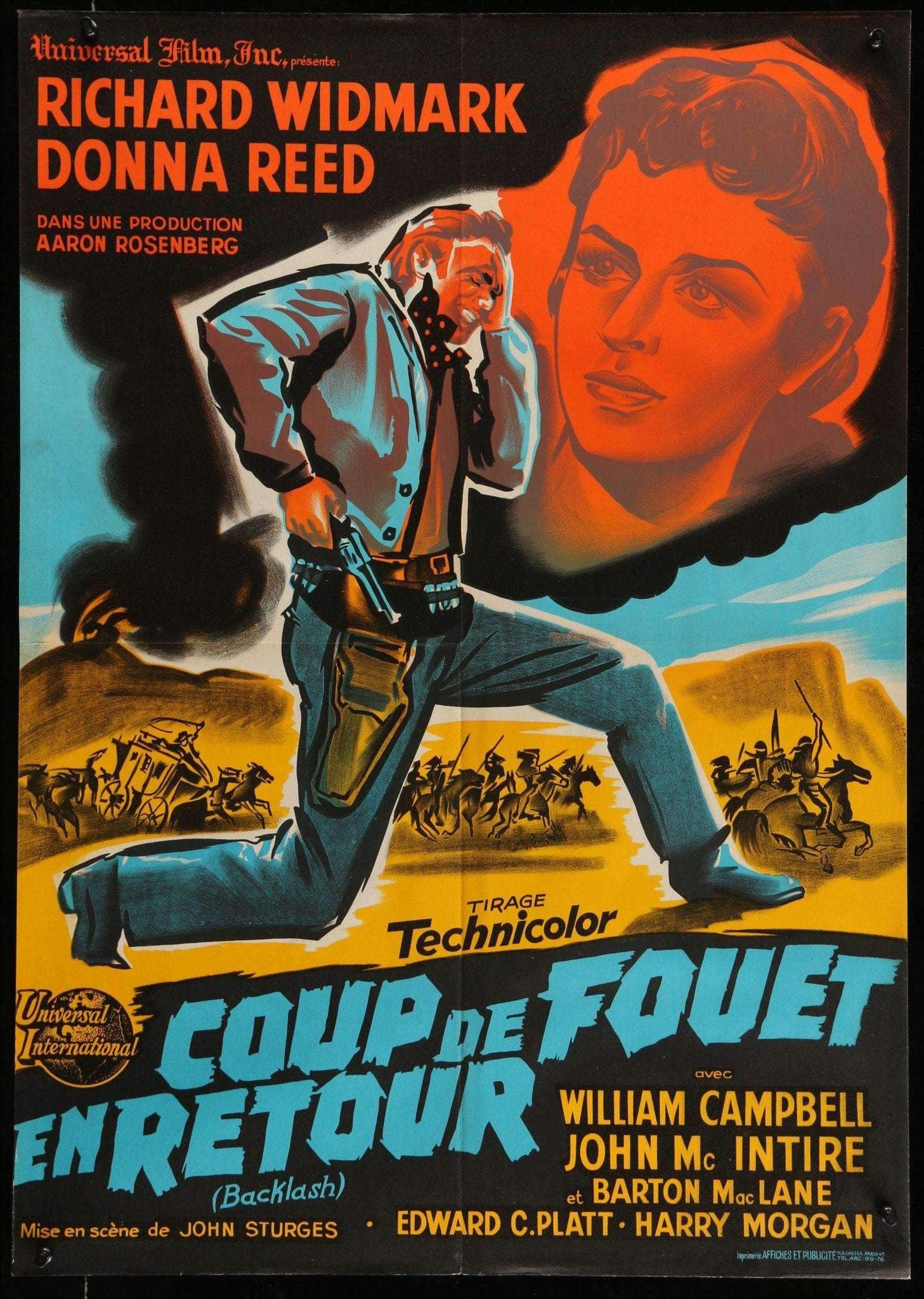 Backlash (1956) original movie poster for sale at Originalfilmart
