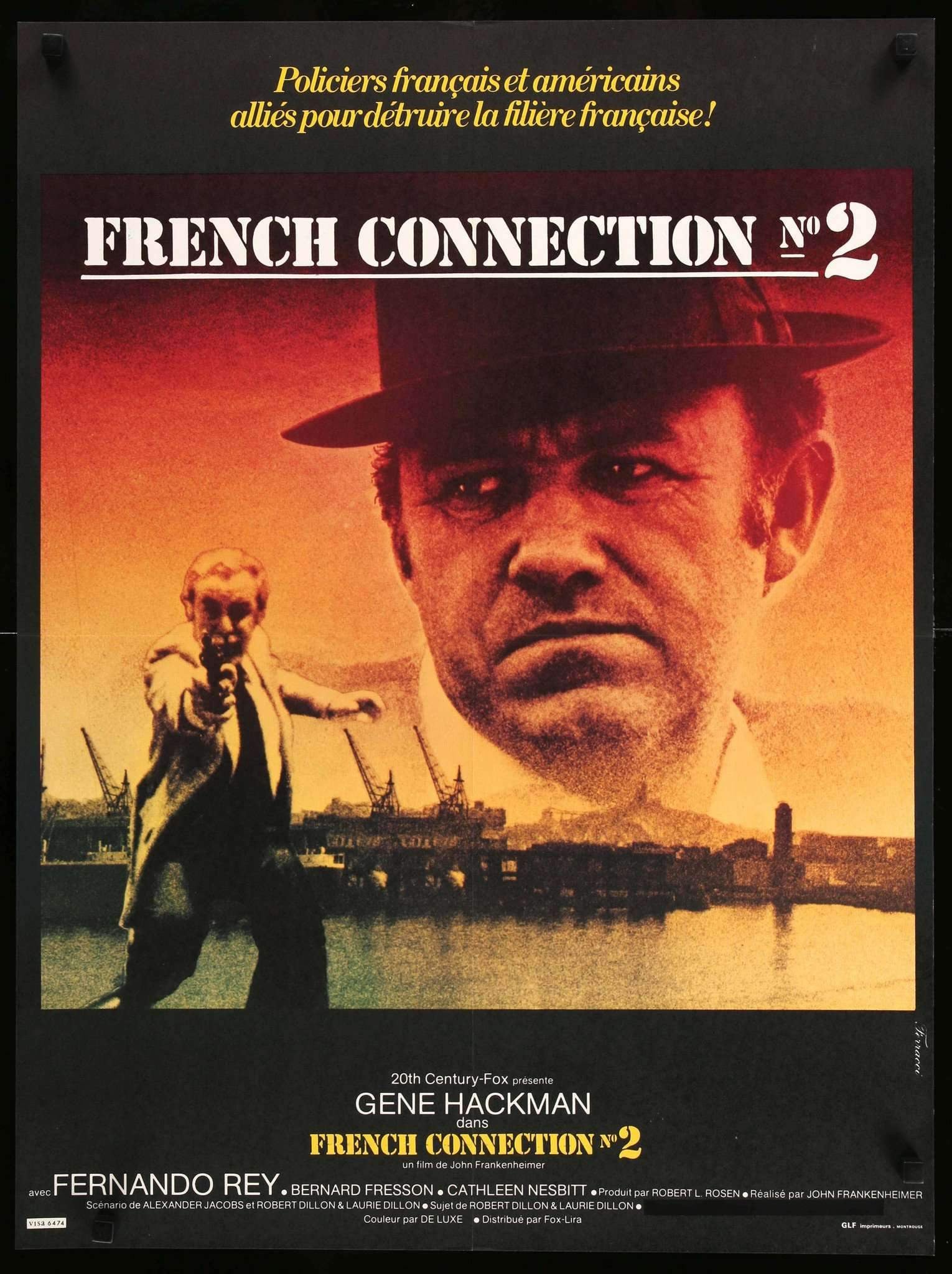 French Connection II (1975) original movie poster for sale at Originalfilmart