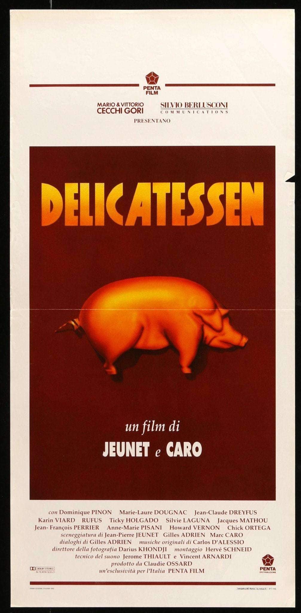 Delicatessen (1991) original movie poster for sale at Originalfilmart