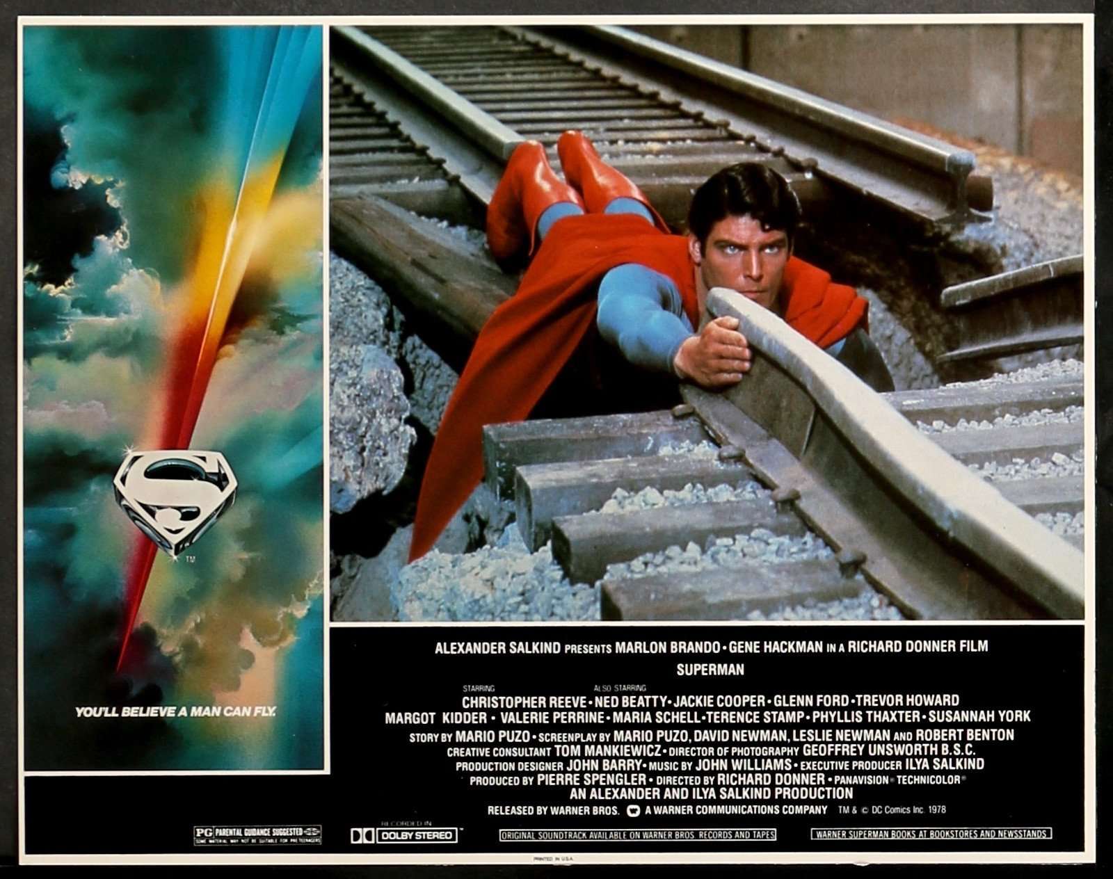 Superman: The Movie (1978) Lobby Cards - Set of 8 original movie poster for sale at Originalfilmart