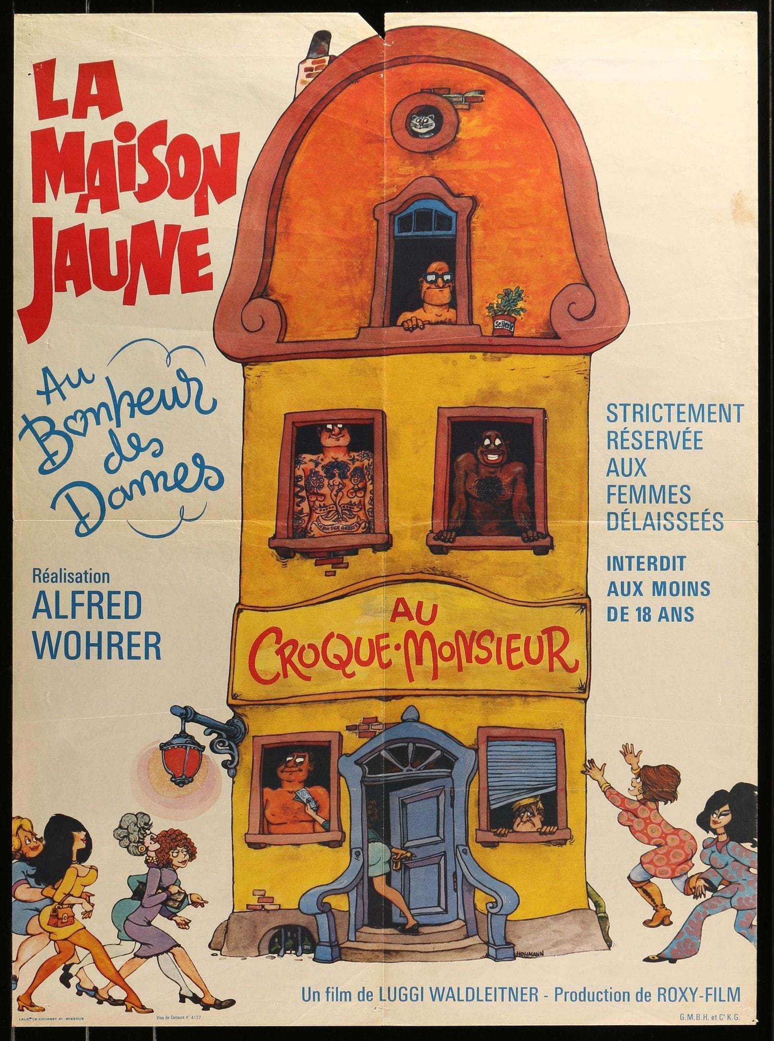 Yellow House on Pinnasberg (1970) original movie poster for sale at Originalfilmart