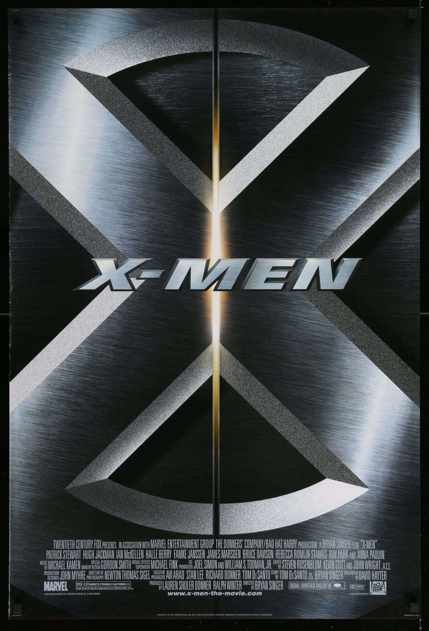 X-Men (2000) original movie poster for sale at Originalfilmart