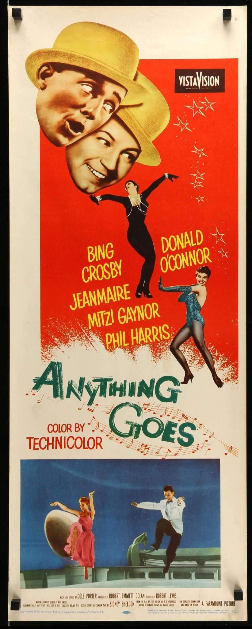 Anything Goes (1956) original movie poster for sale at Originalfilmart