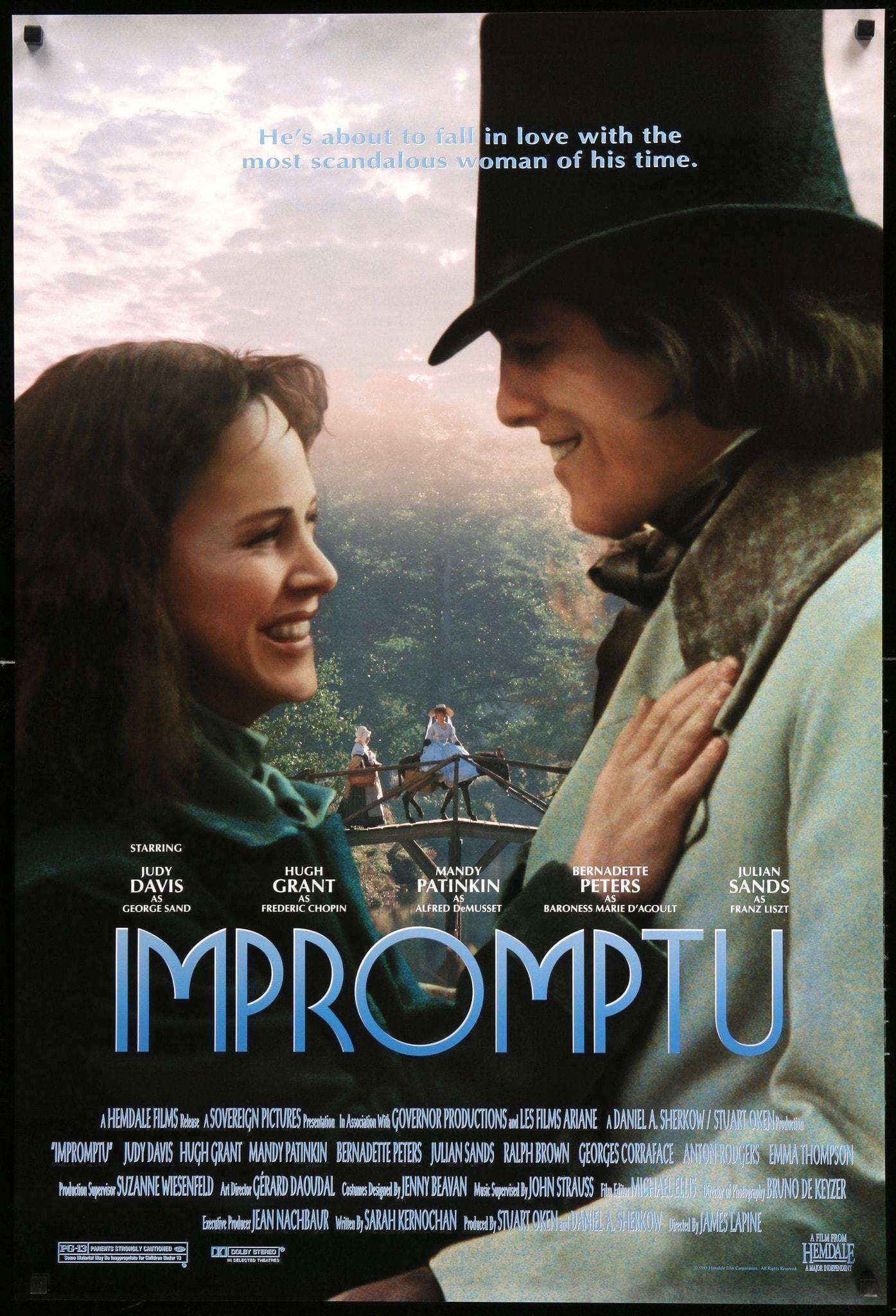 Impromptu (1990) original movie poster for sale at Originalfilmart