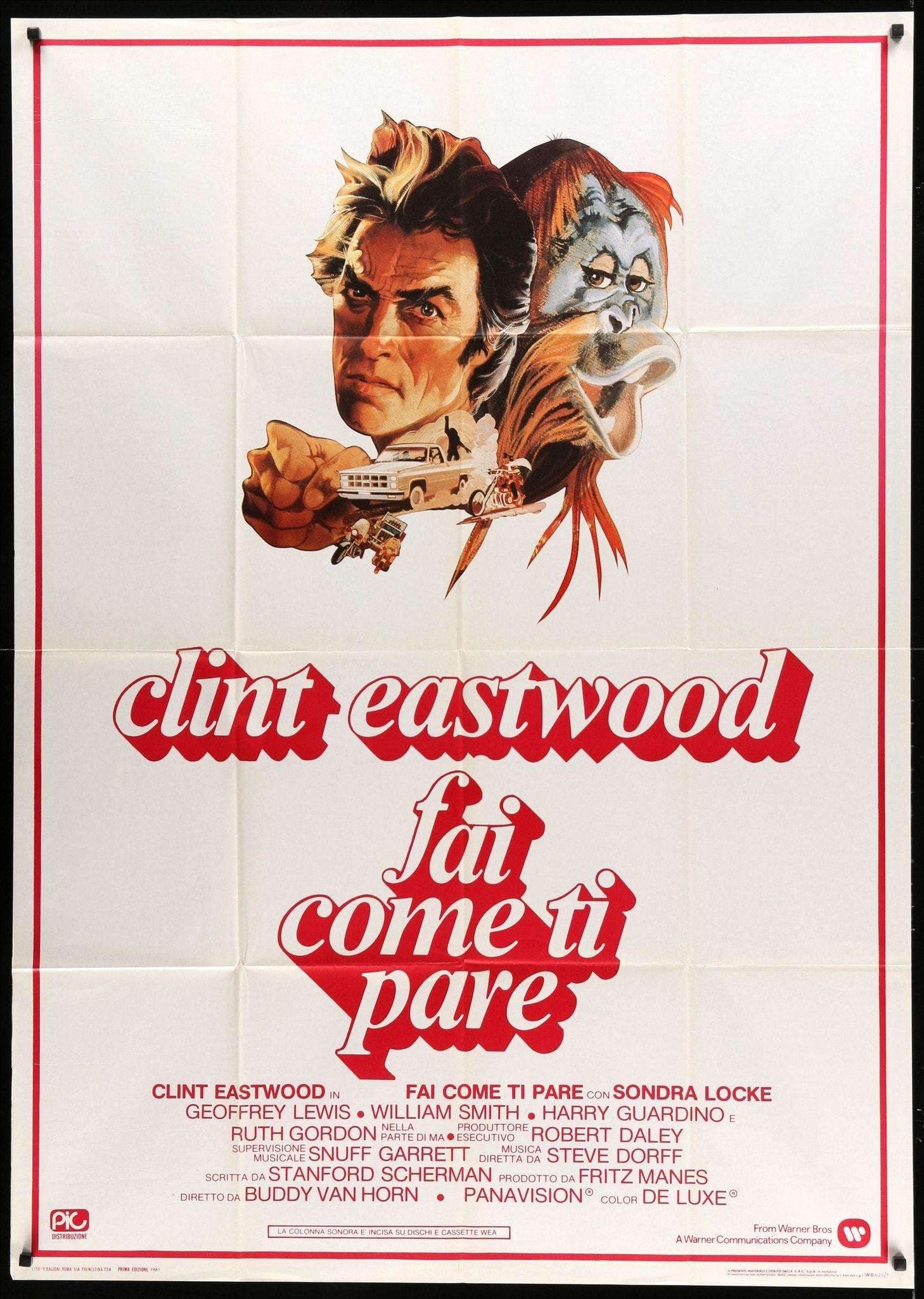 Any Which Way You Can (1980) original movie poster for sale at Originalfilmart