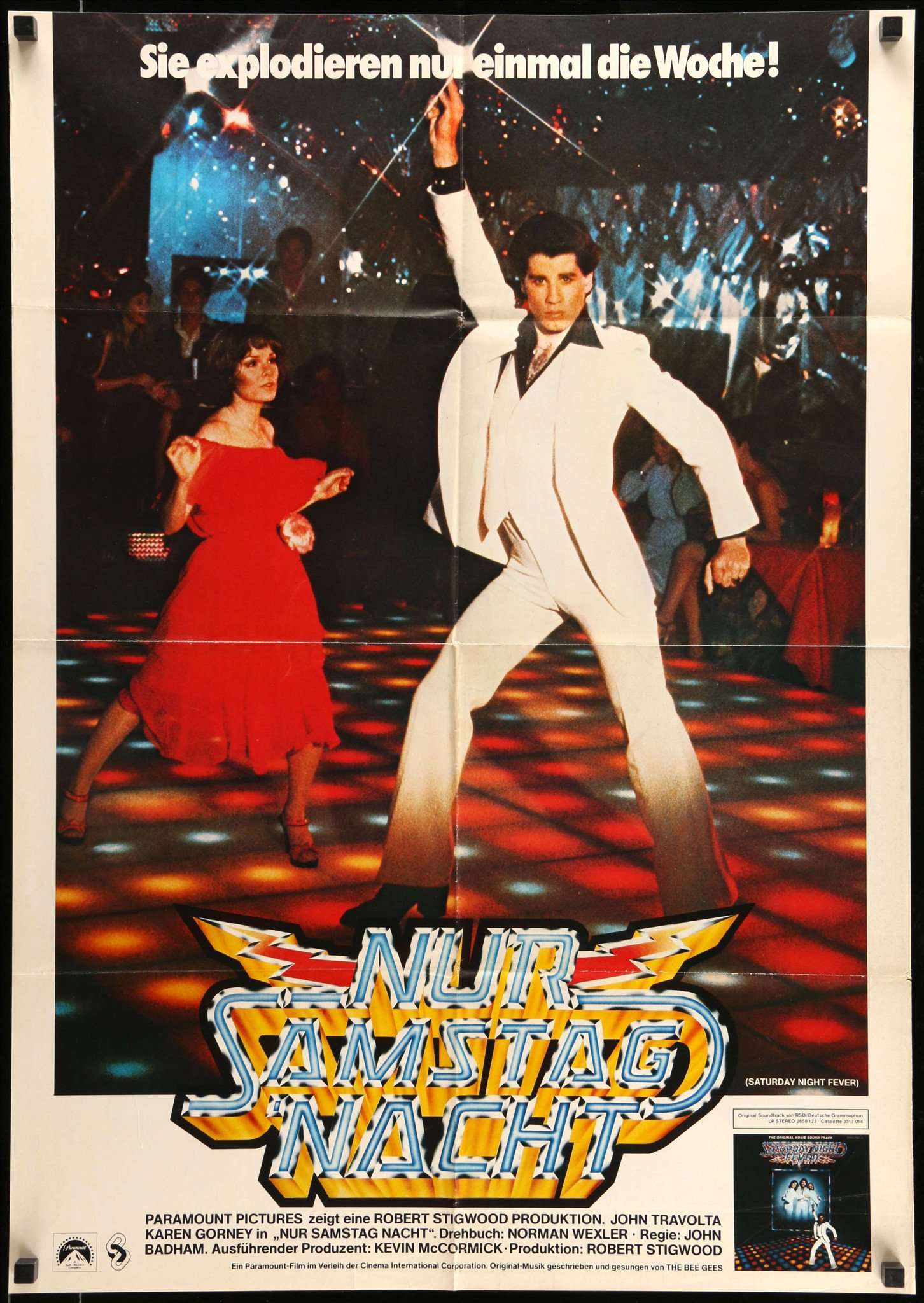 Saturday Night Fever (1977) original movie poster for sale at Originalfilmart