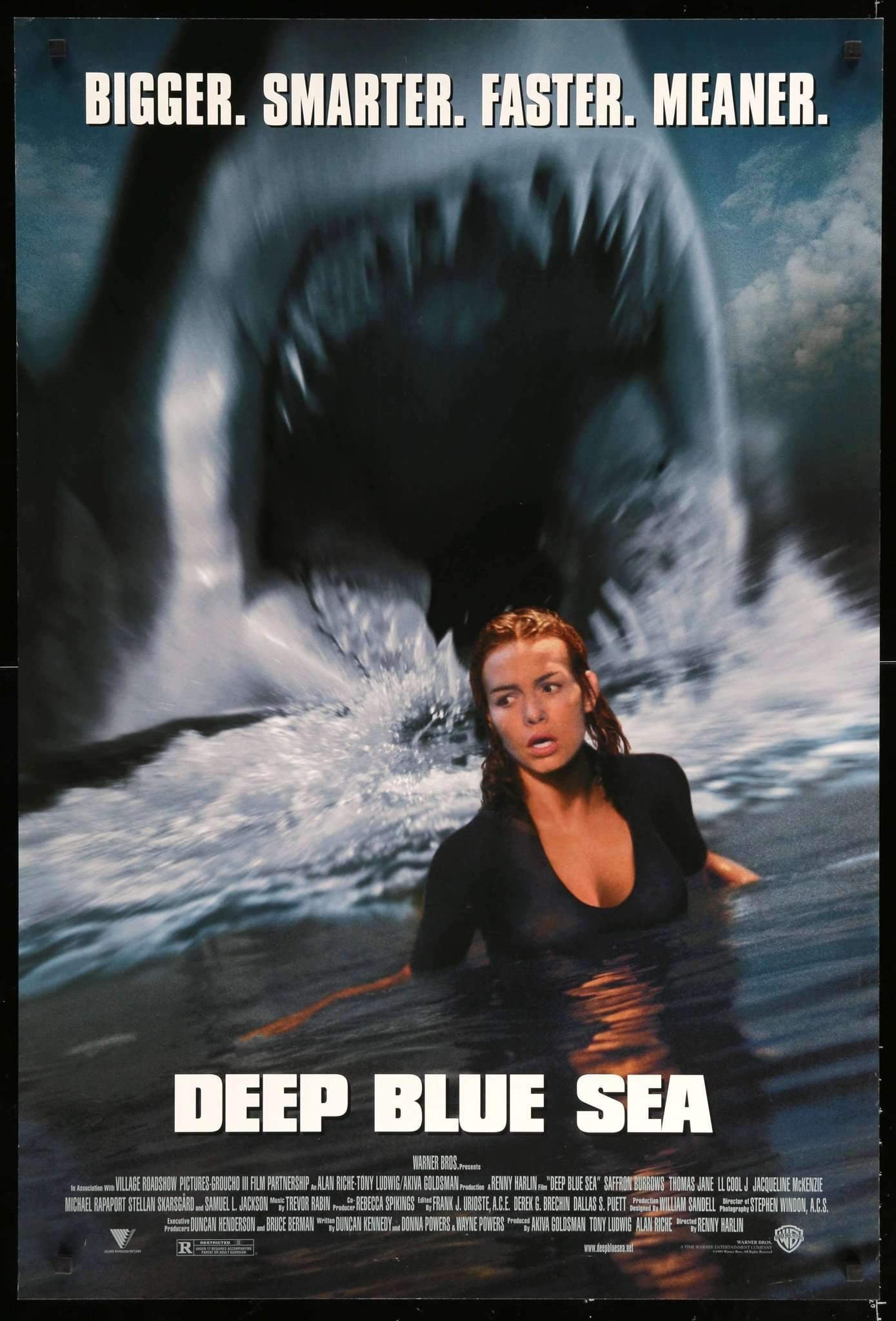 Deep Blue Sea (1999) original movie poster for sale at Originalfilmart
