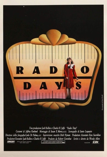 Radio Days (1987) original movie poster for sale at Originalfilmart