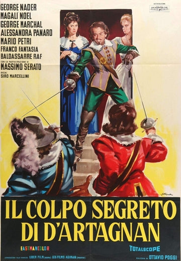Secret Mark of Dartagnan (1962) original movie poster for sale at Originalfilmart