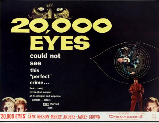 20,000 Eyes (1961) original movie poster for sale at Originalfilmart