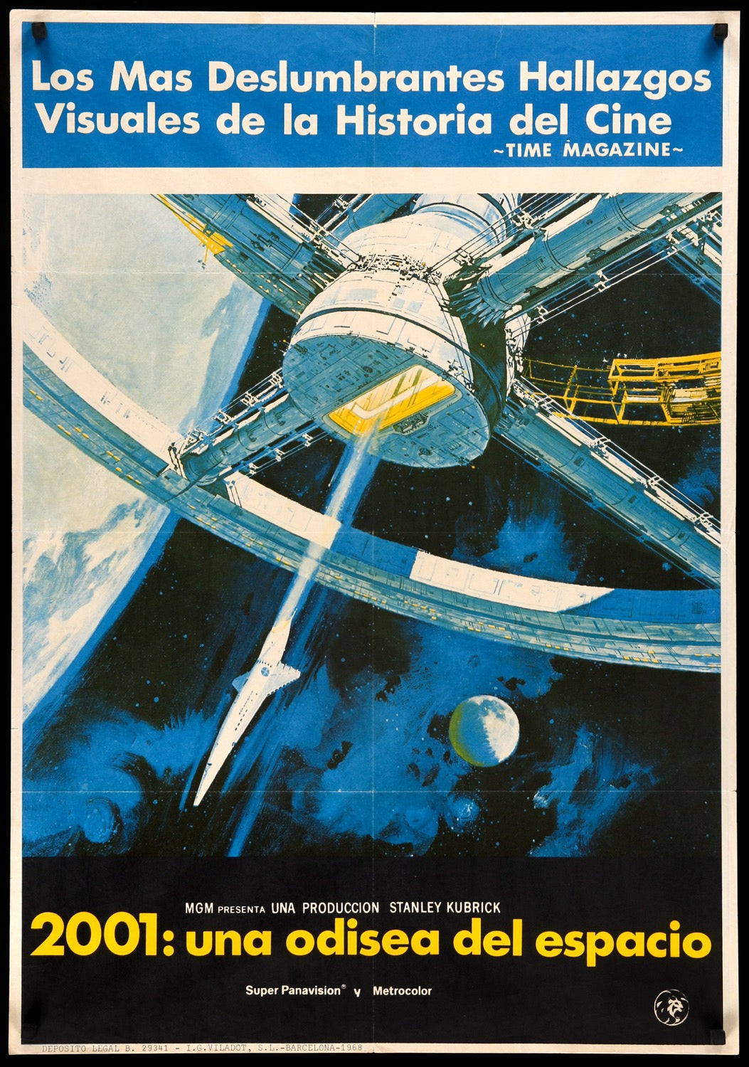 2001: A Space Odyssey (1968) original movie poster for sale at Originalfilmart