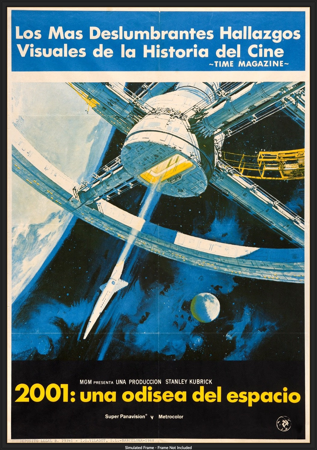 2001: A Space Odyssey (1968) original movie poster for sale at Originalfilmart