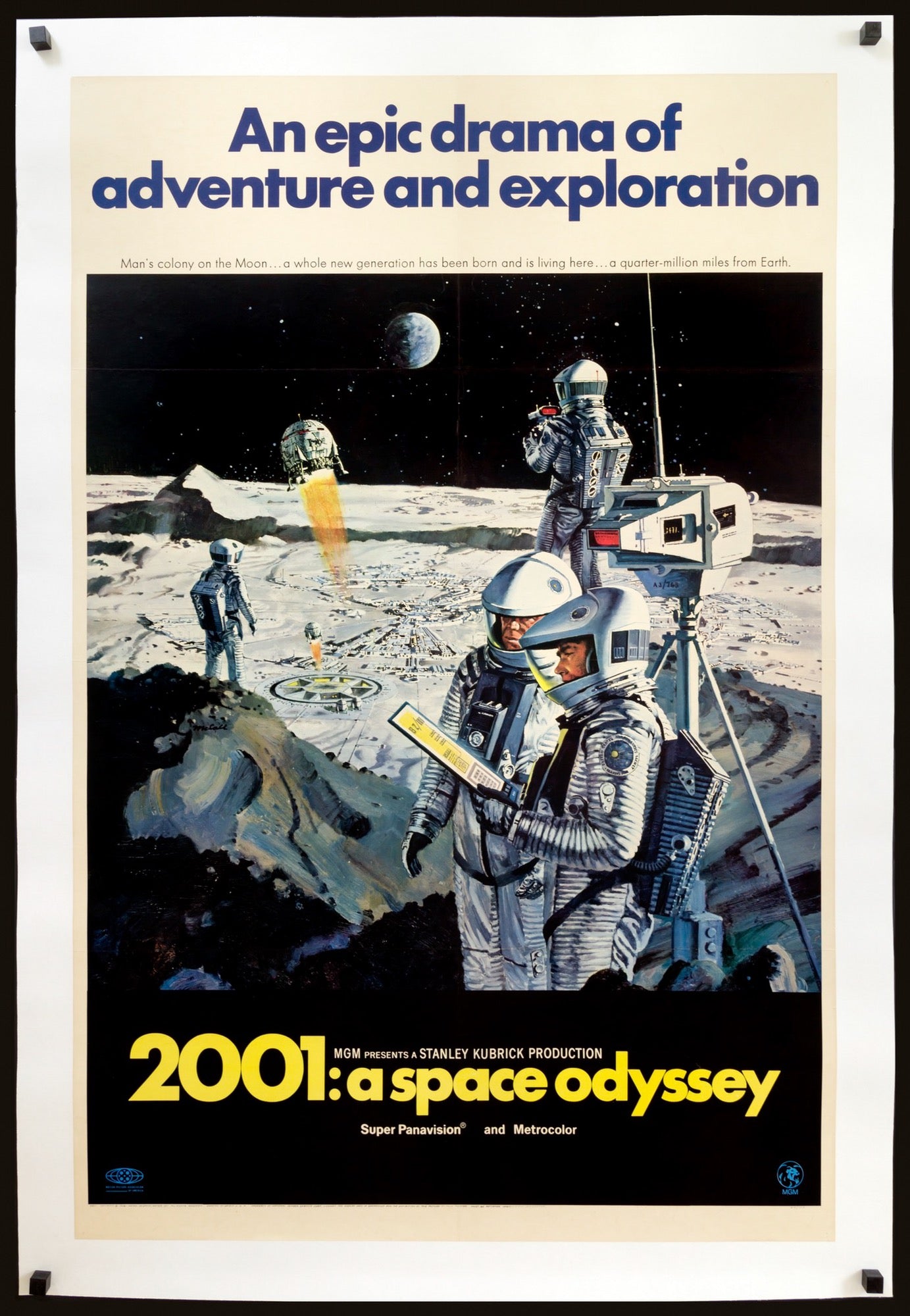 2001: A Space Odyssey (1968) original movie poster for sale at Originalfilmart