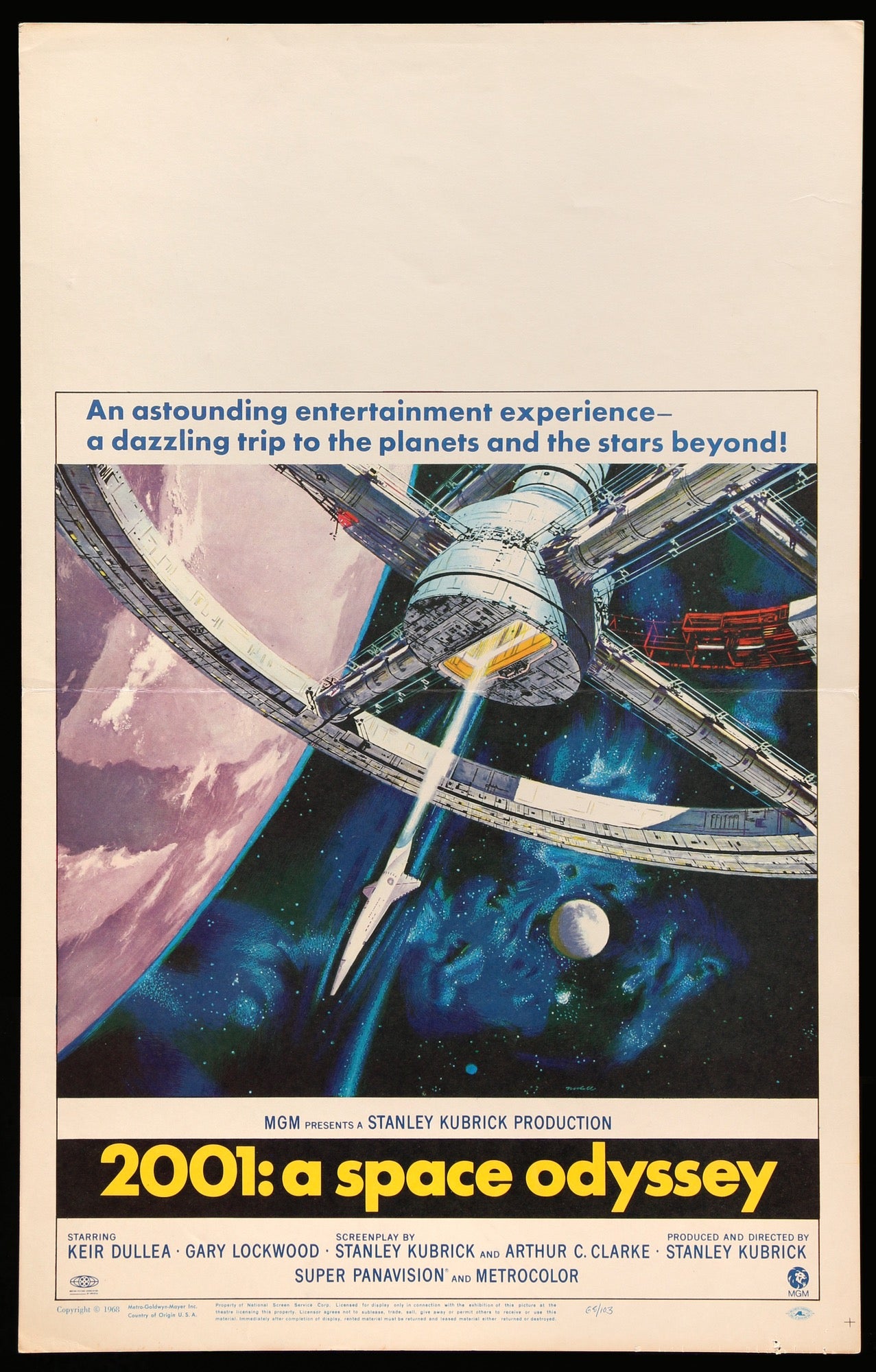 2001: A Space Odyssey (1968) original movie poster for sale at Originalfilmart