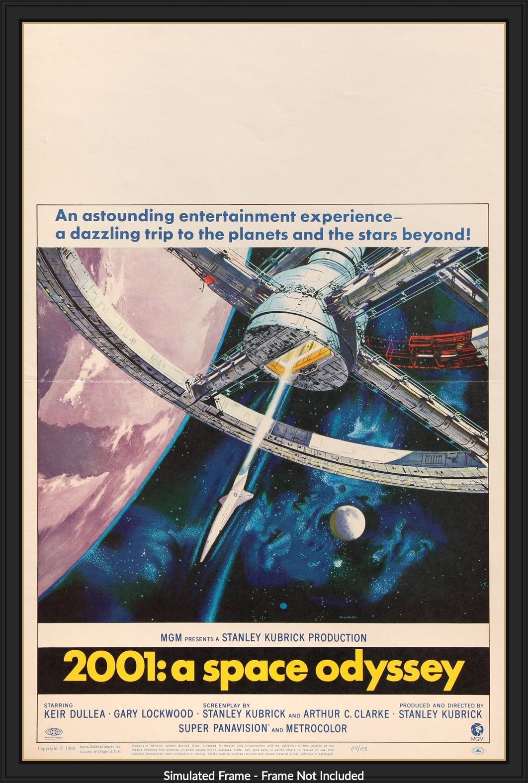2001: A Space Odyssey (1968) original movie poster for sale at Originalfilmart