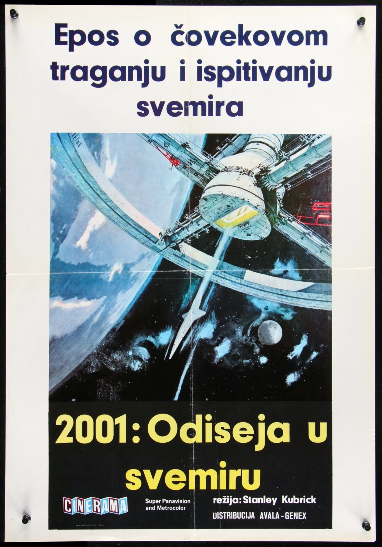 2001: A Space Odyssey (1968) original movie poster for sale at Originalfilmart
