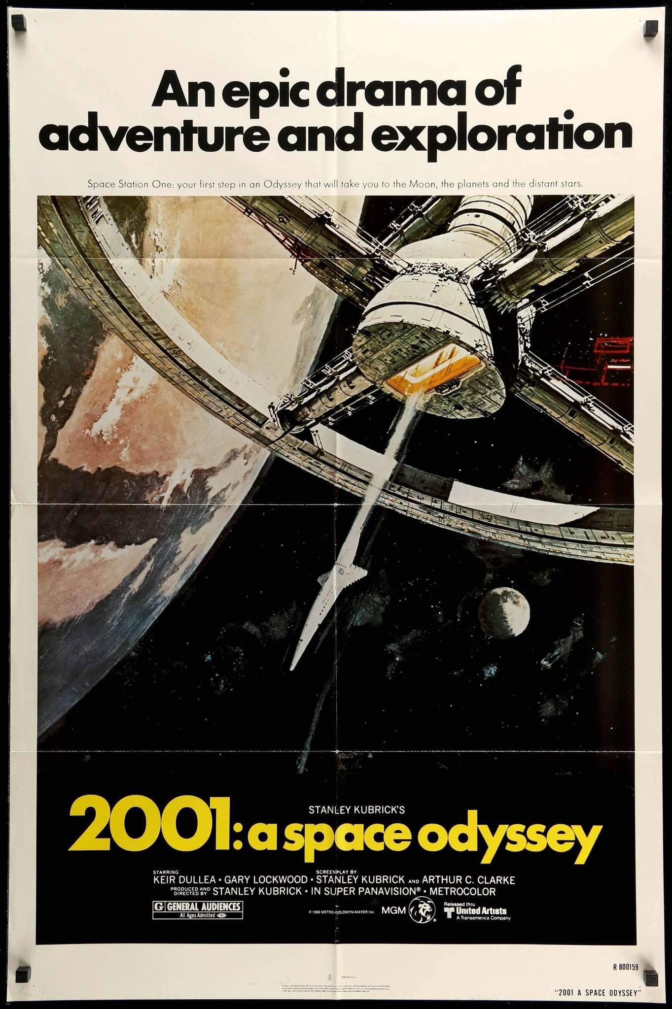 2001: A Space Odyssey (1968) original movie poster for sale at Originalfilmart