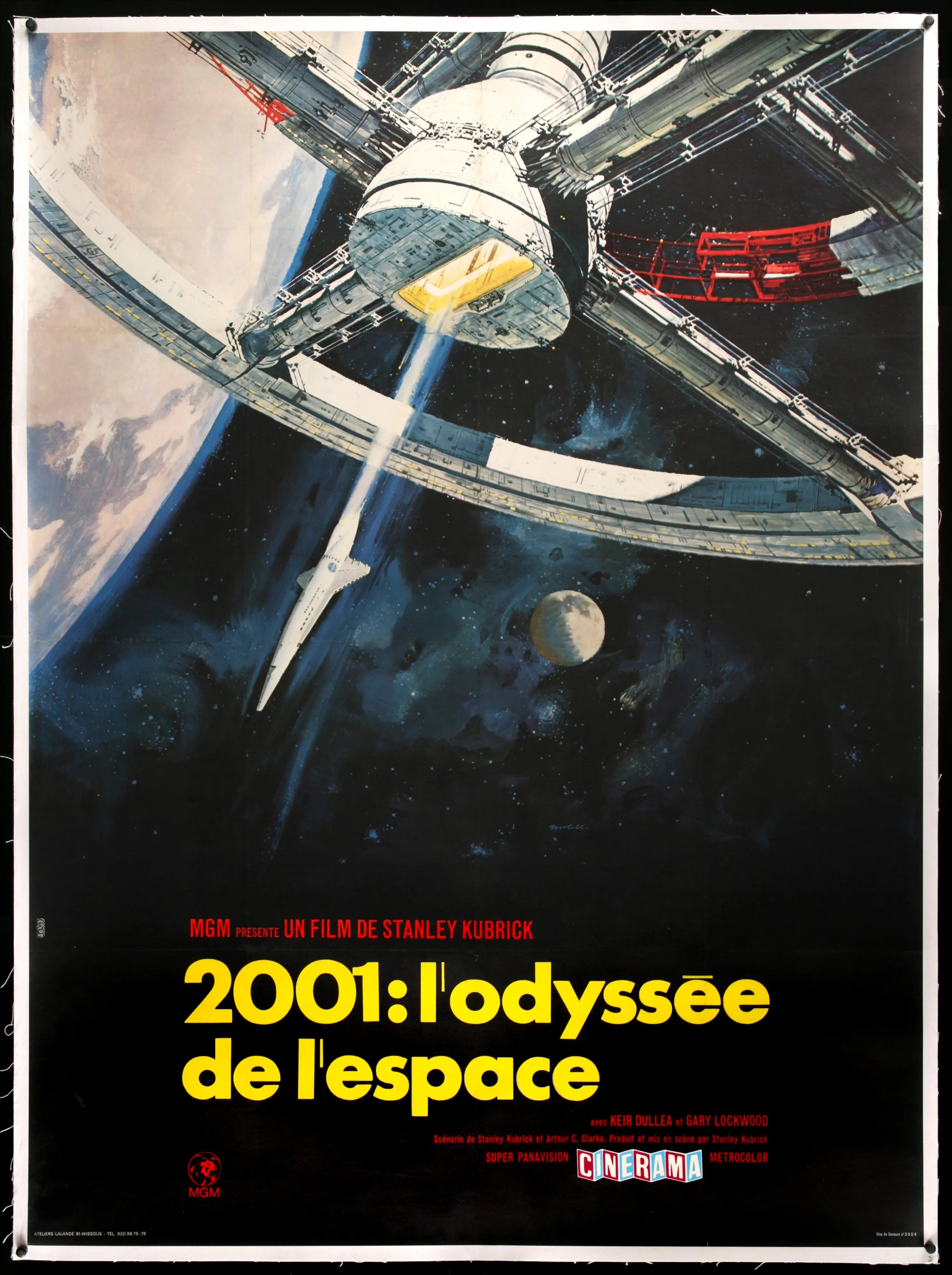 2001: A Space Odyssey (1968) original movie poster for sale at Originalfilmart
