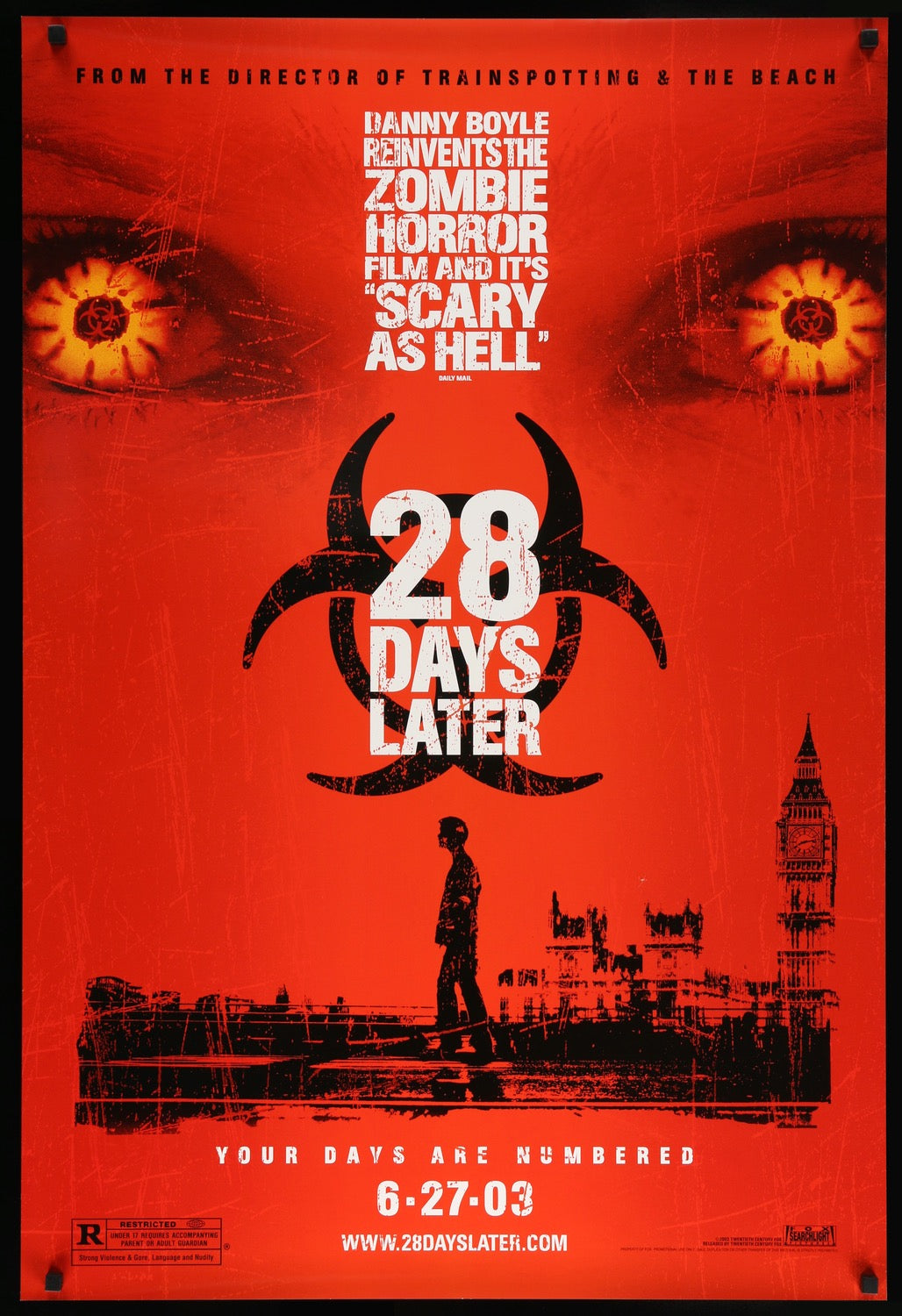 28 Days Later (2002) original movie poster for sale at Originalfilmart