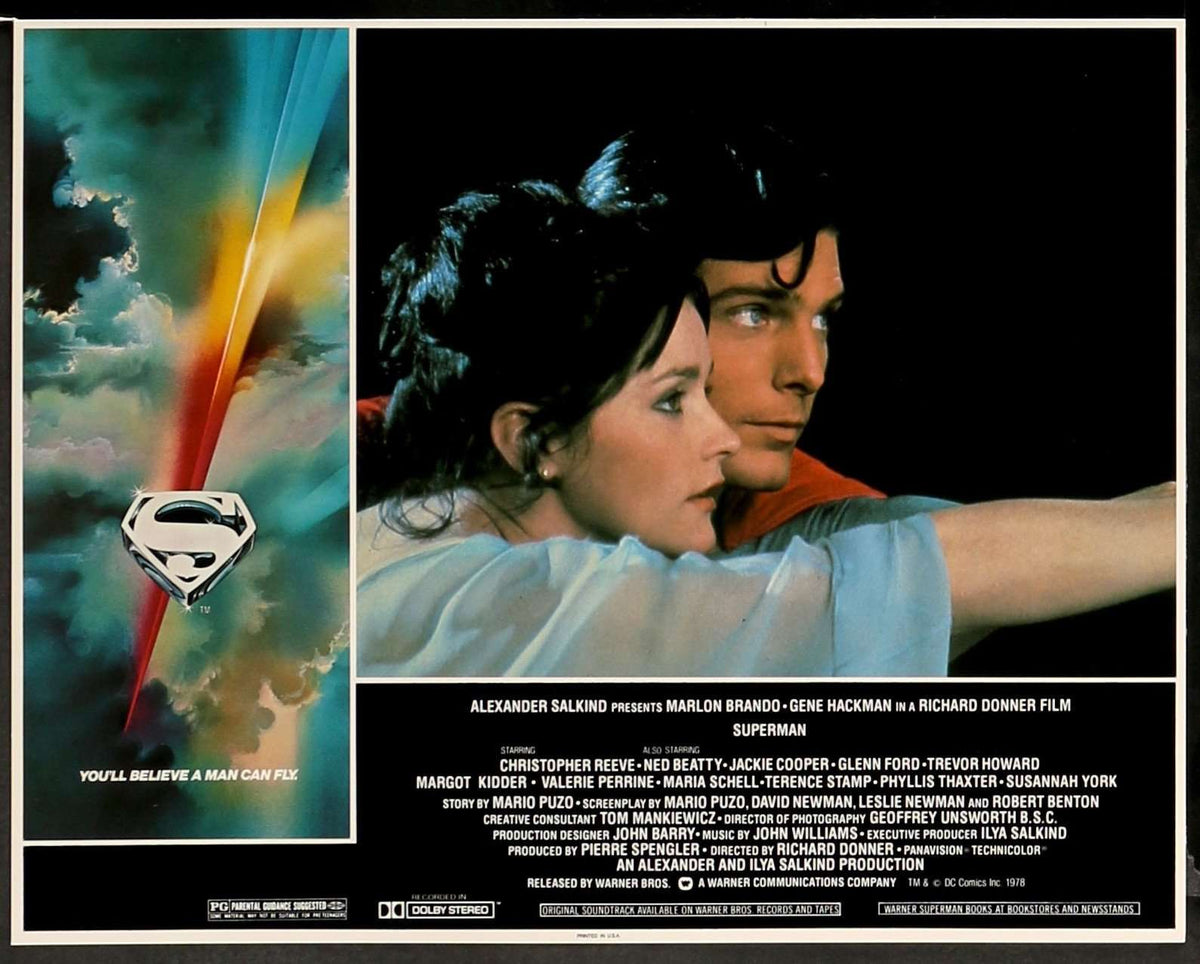 Superman: The Movie (1978) Lobby Cards - Set of 8 original movie poster for sale at Originalfilmart
