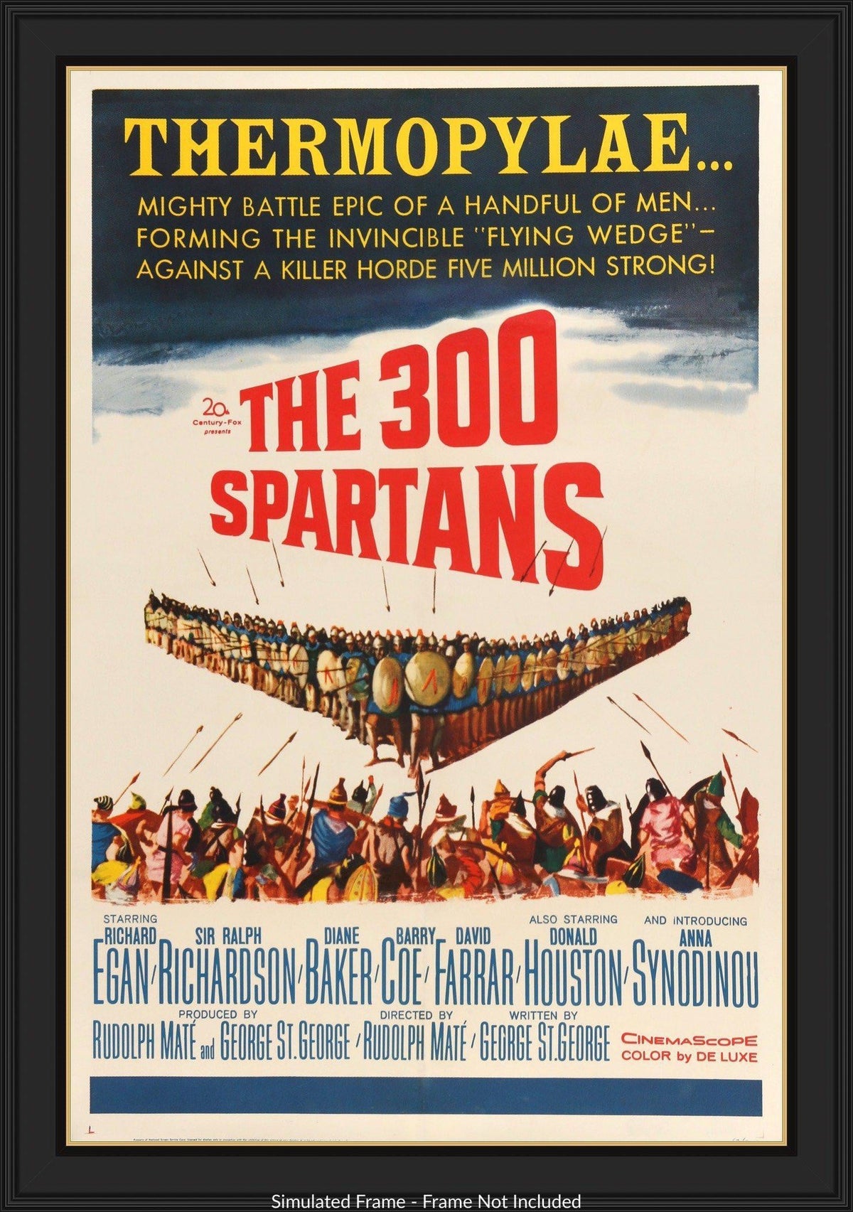 300 Spartans (1962) original movie poster for sale at Originalfilmart