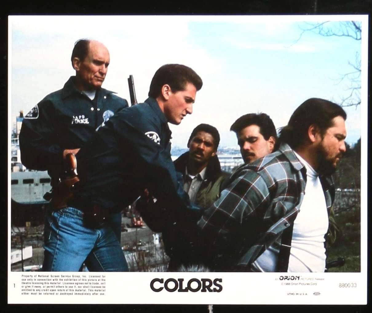 Colors (1988) Movie Still Photos - Set of 8 original movie poster for sale at Originalfilmart