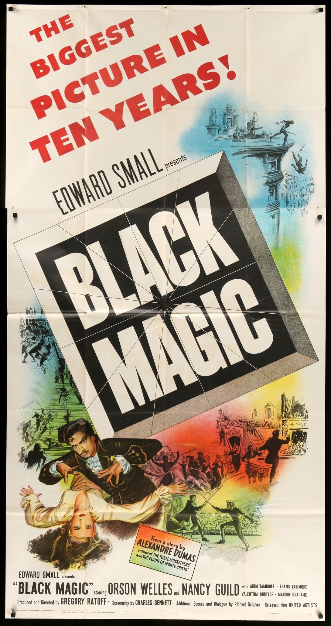 Black Magic (1949) original movie poster for sale at Originalfilmart