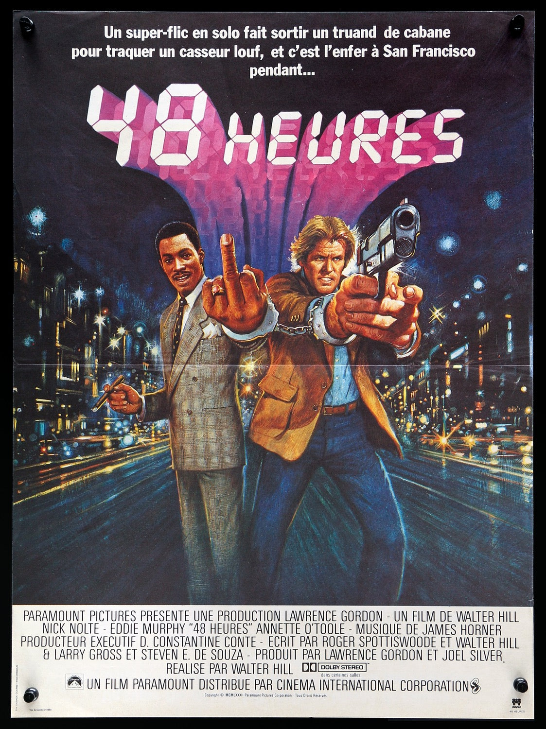 48 Hrs. (1982) original movie poster for sale at Originalfilmart