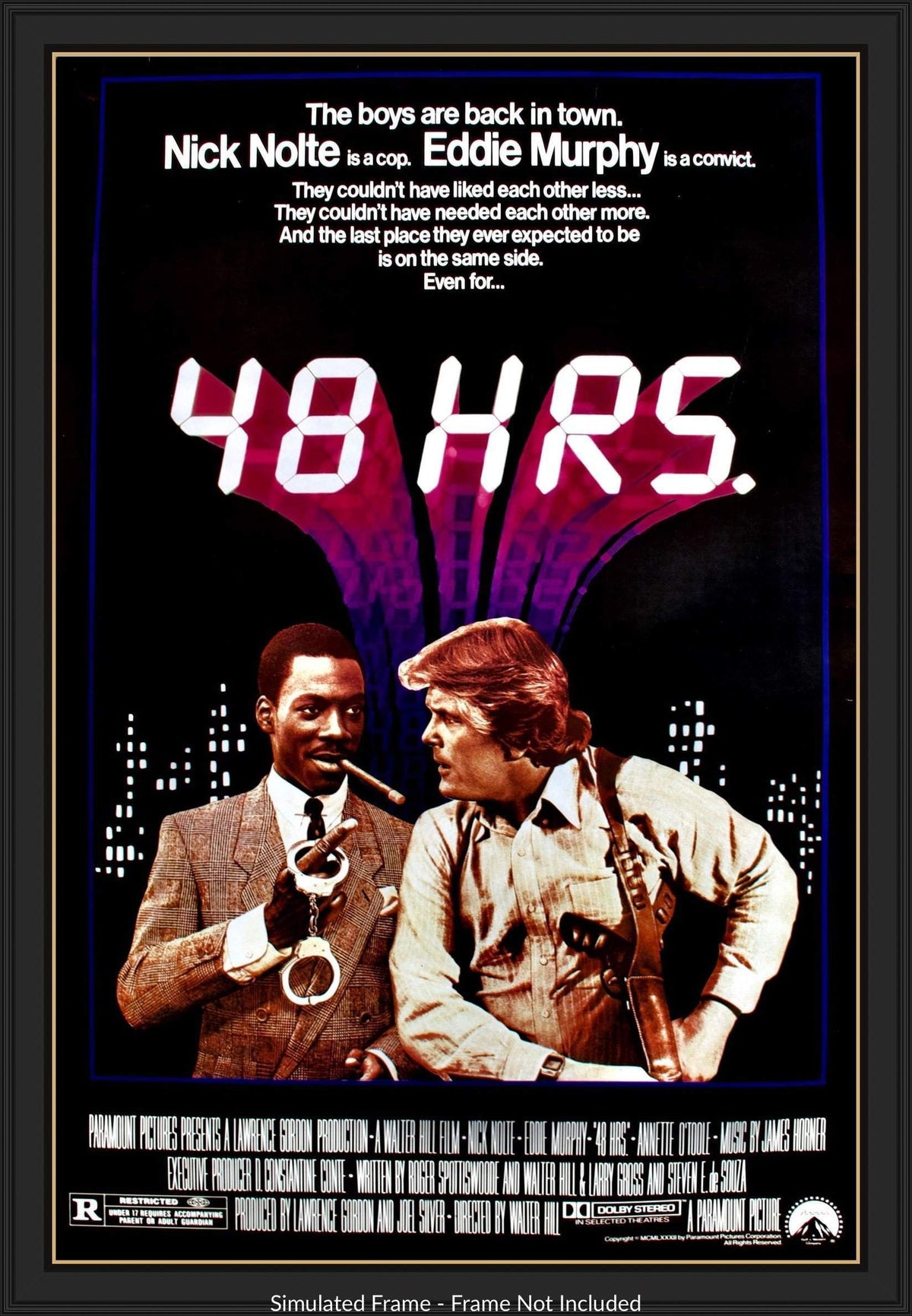 48 Hrs. (1982) original movie poster for sale at Originalfilmart