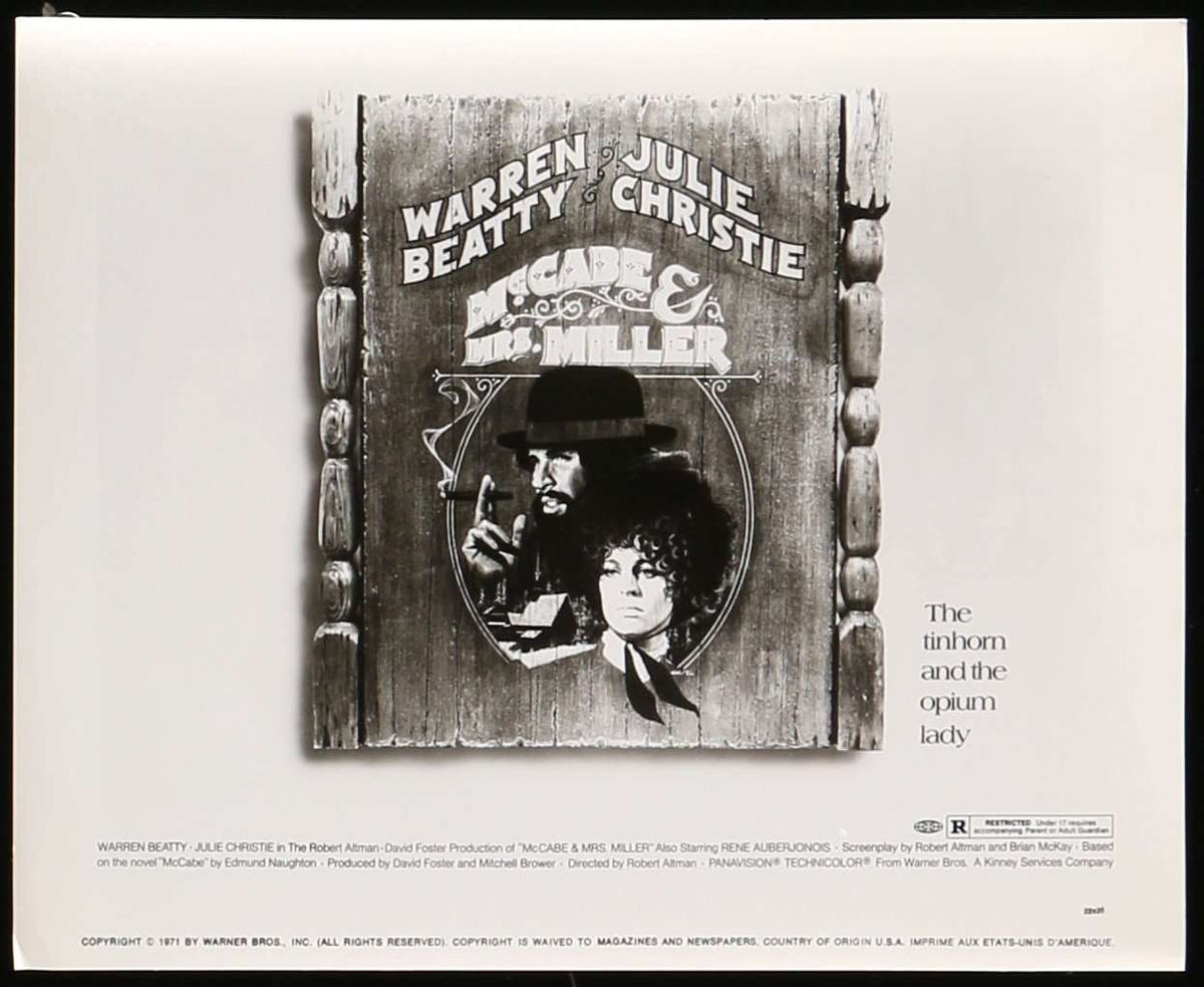 McCabe & Mrs. Miller (1971) Movie Still Prints - Set of 4 original movie poster for sale at Originalfilmart