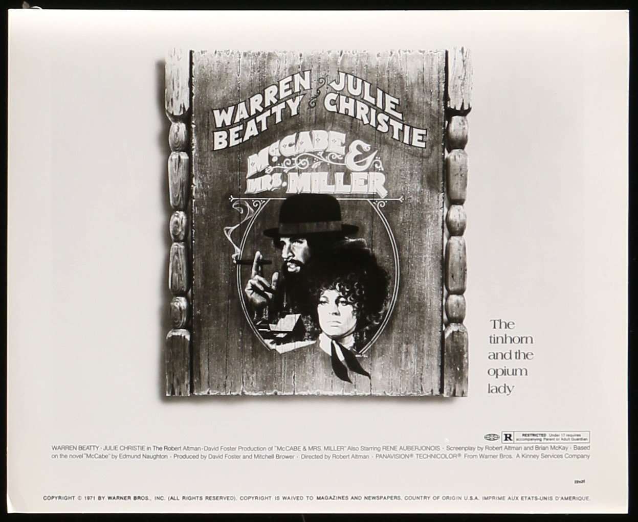 McCabe & Mrs. Miller (1971) Movie Still Prints - Set of 4 original movie poster for sale at Originalfilmart