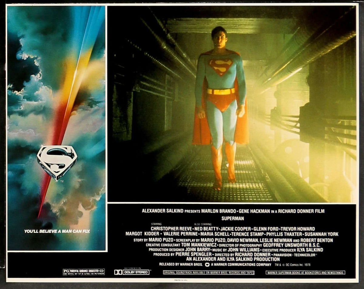 Superman: The Movie (1978) Lobby Cards - Set of 8 original movie poster for sale at Originalfilmart
