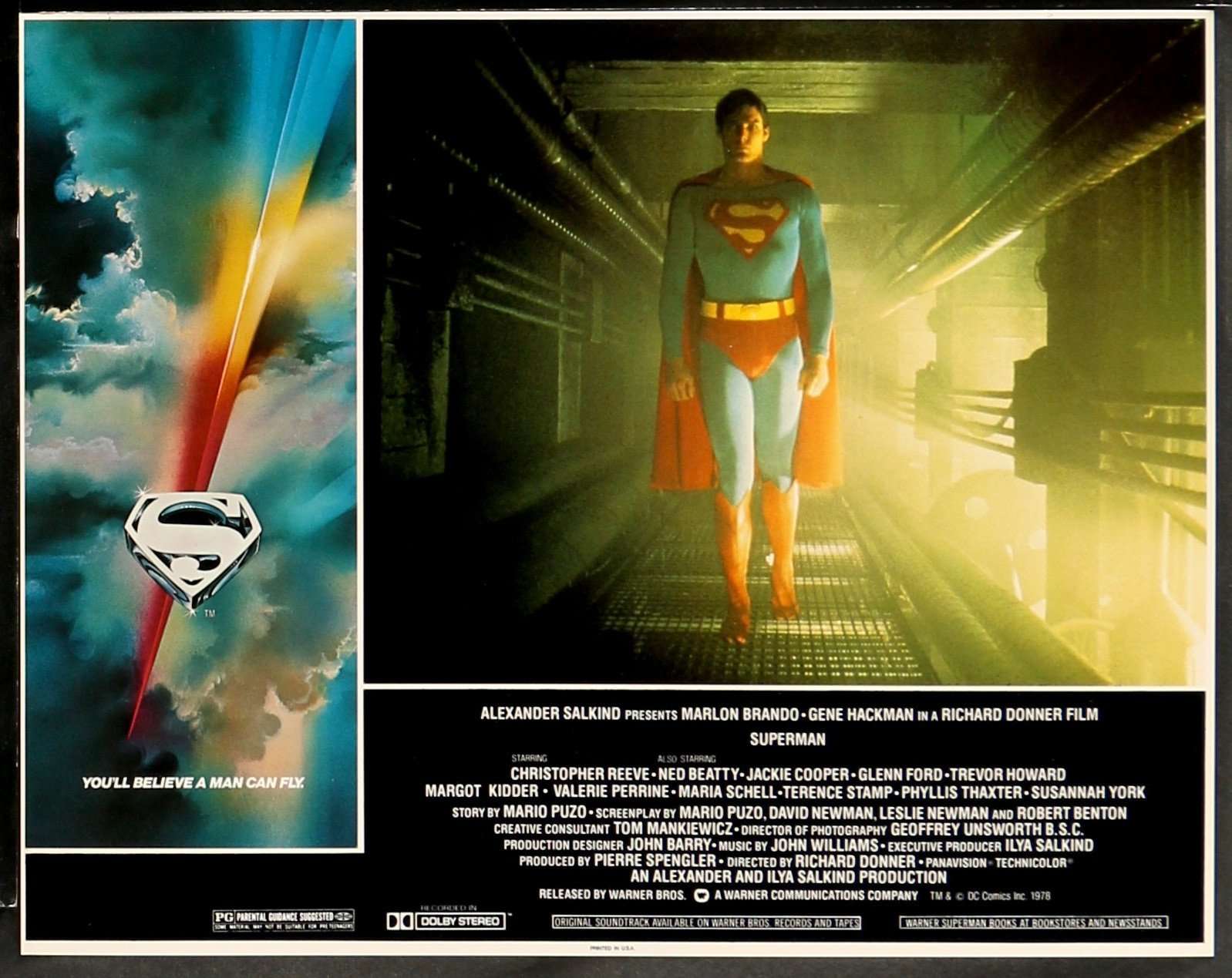 Superman: The Movie (1978) Lobby Cards - Set of 8 original movie poster for sale at Originalfilmart