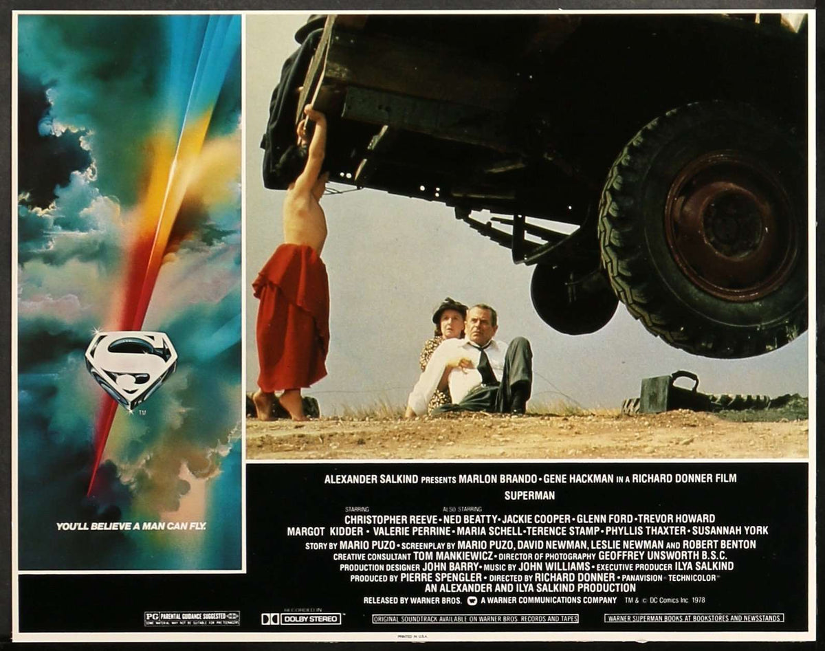 Superman: The Movie (1978) Lobby Cards - Set of 8 original movie poster for sale at Originalfilmart